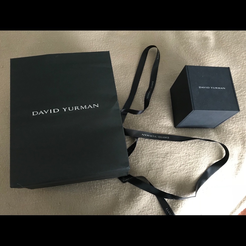 David Yurman shopping bag & bracelet box